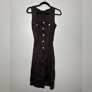 HOBBS UK Sleeveless Safari Button up Dress